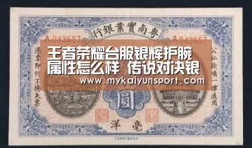 王者荣耀台服银辉护腕属性怎么样 传说对决银辉护腕属性详解-开云体育(图4) 开云平台